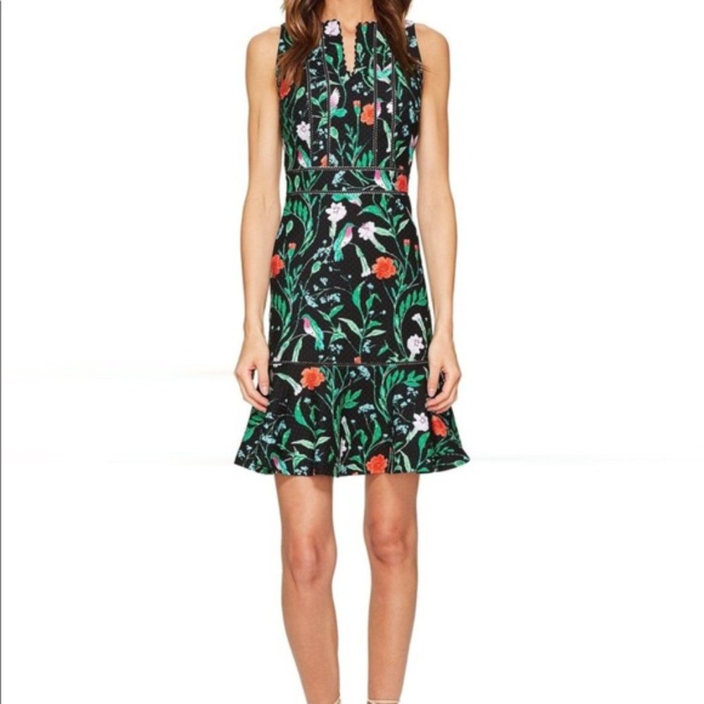 Kate Spade Jardin Tile Jacquard Dress Size 0